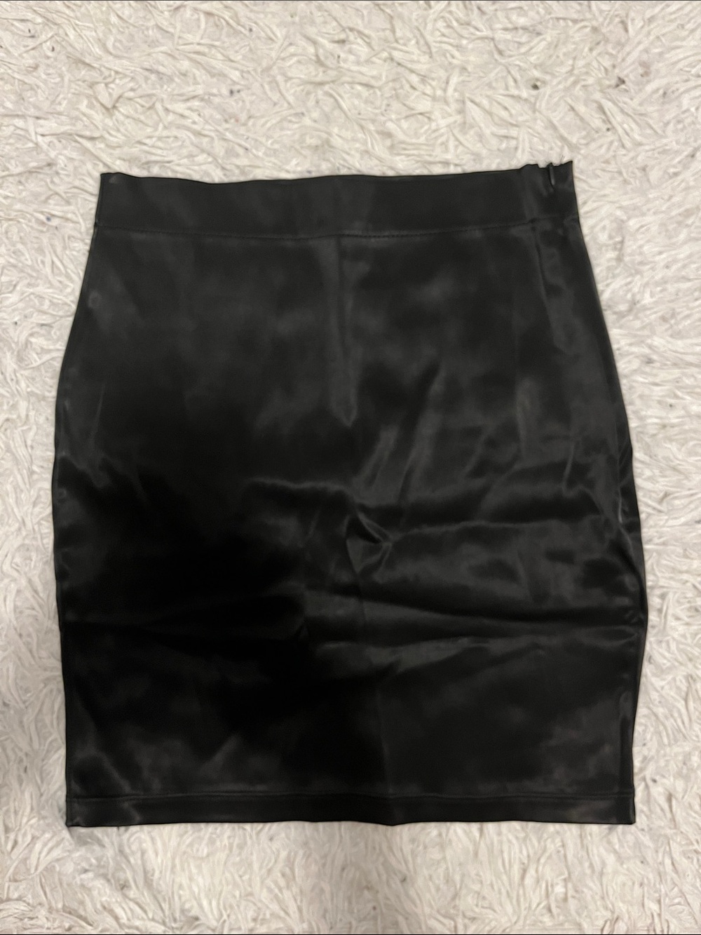 Fashion Nova Black Faux Leather Pencil Skirt